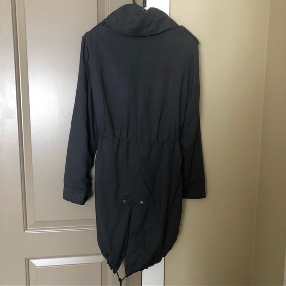 ASOS Grey Shell Jacket Size 4 - Picture 3 of 5